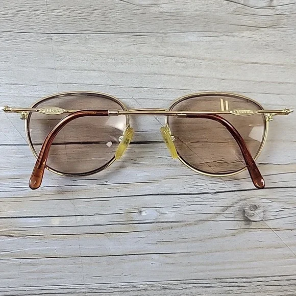 Vintage Carrera 5763 41 Sunglasses Tortoise - Gold Panto Round FRAMES ONLY Rare - Picture 10 of 11